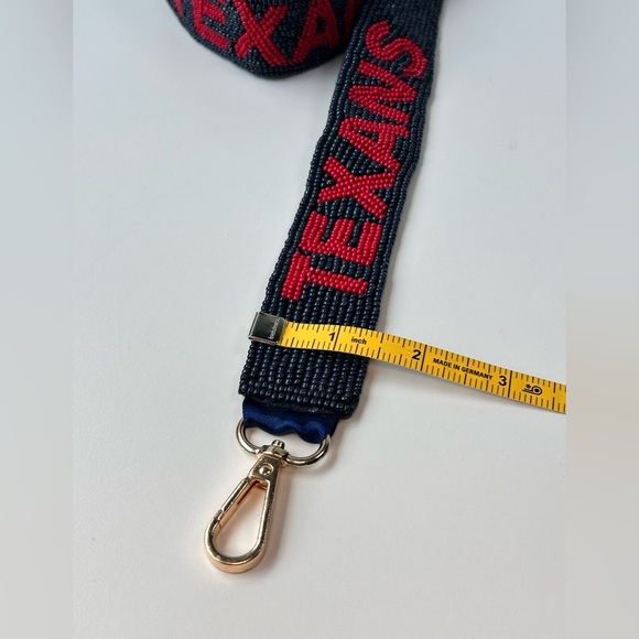 Houston Texans Hand beaded Purse Strap NFL Football NWT - Picture 4 of 4